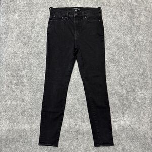 J.Crew Mercantile Women's Skinny Jeans Size 29 Black Dark‎ Wash Denim